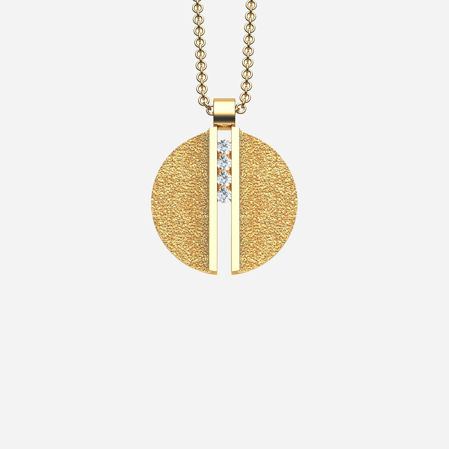18k & Diamond Lira 22mm Pendant