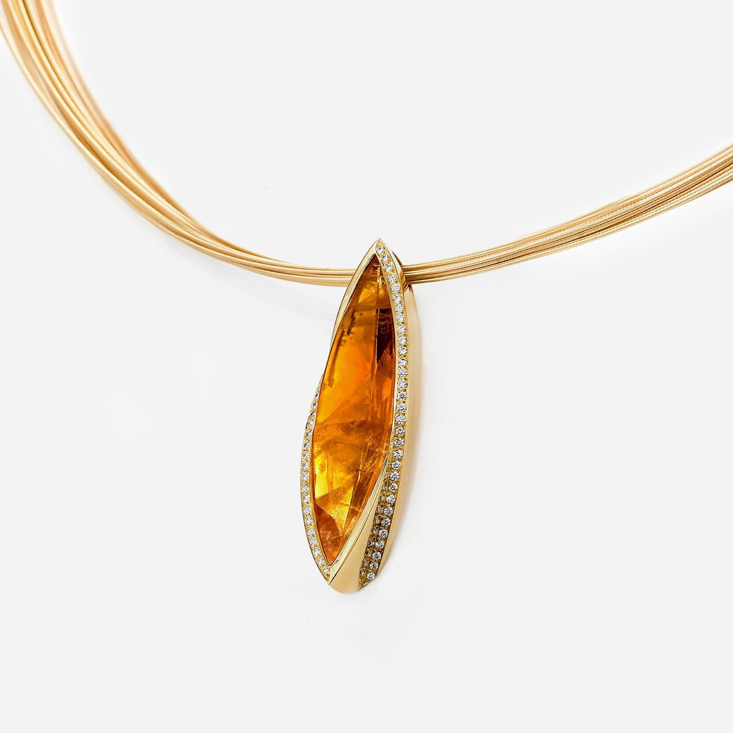 Paradise Grande Citrine Pendant