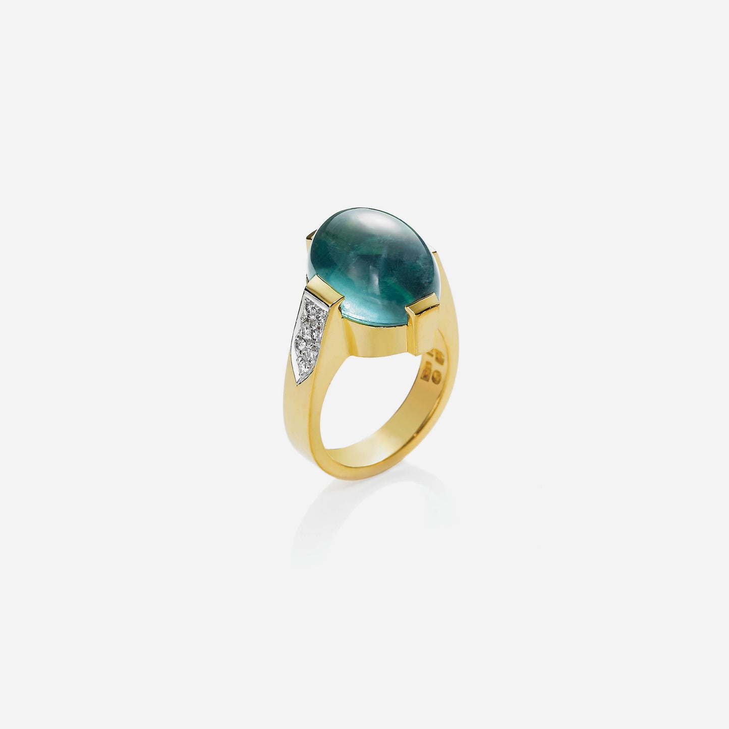 Quattro Green Tourmaline Ring