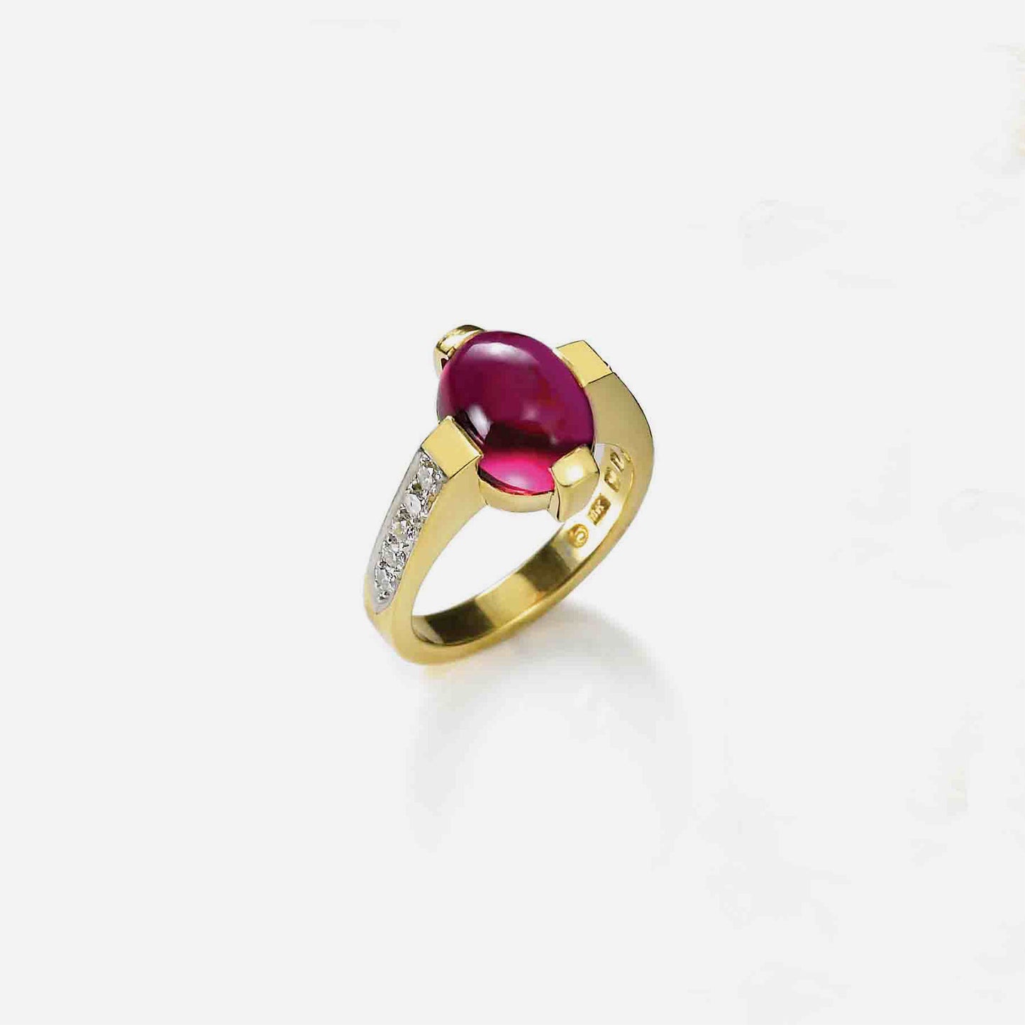 Quattro Red Tourmaline Ring