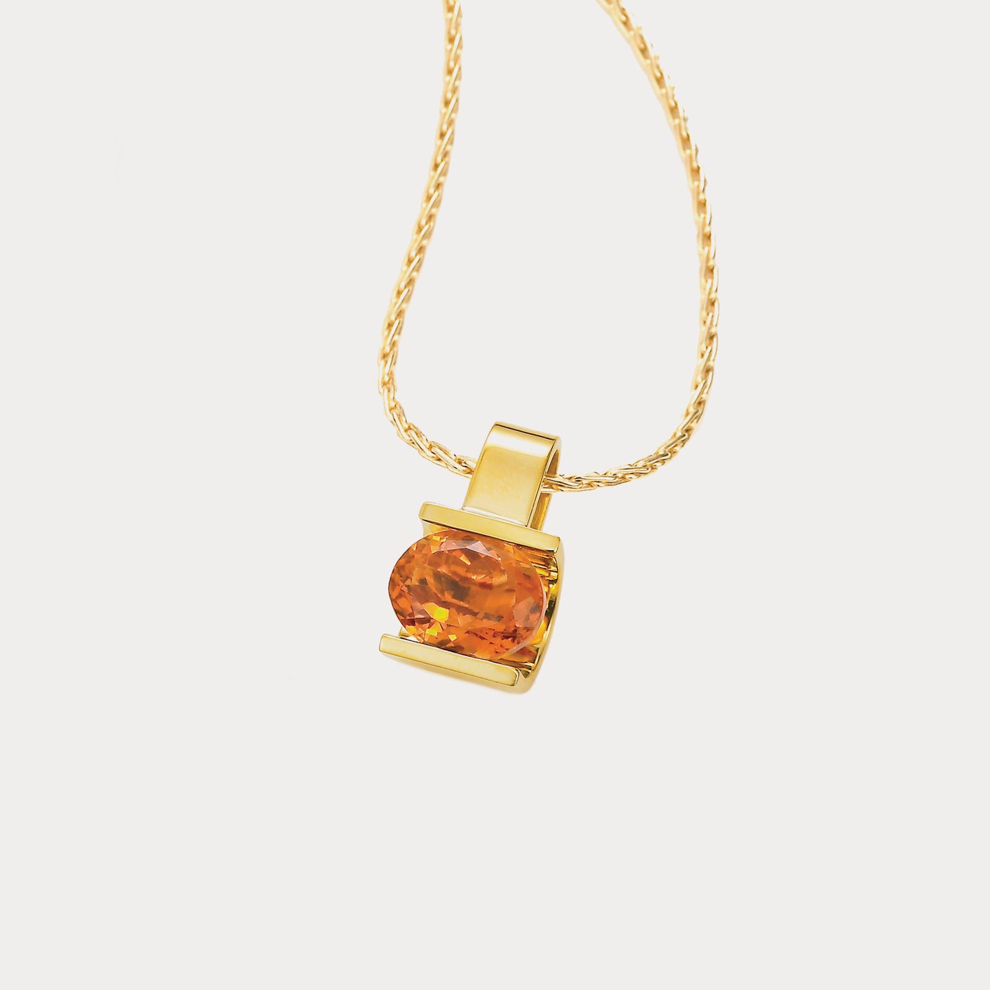 Uno Citrine Pendant
