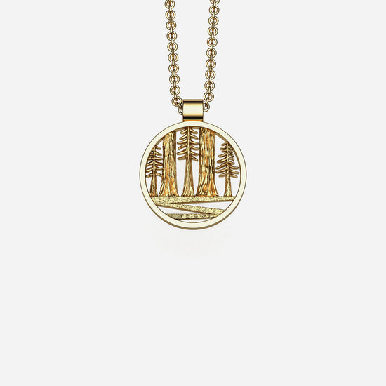 Load image into Gallery viewer, 14k Muir Woods Pendant 18mm
