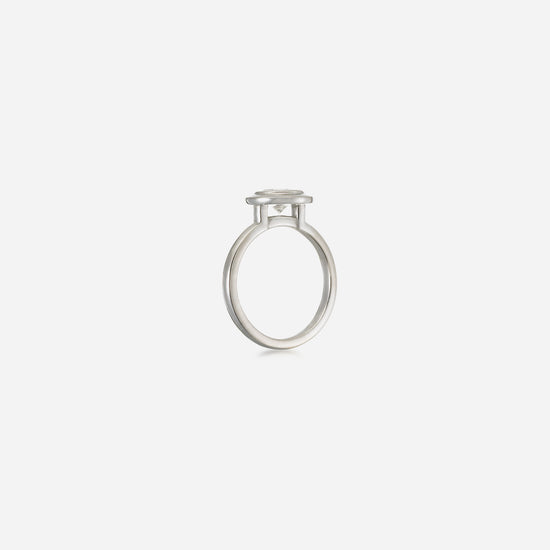 Load image into Gallery viewer, 18k Halo Bezel Set Ring
